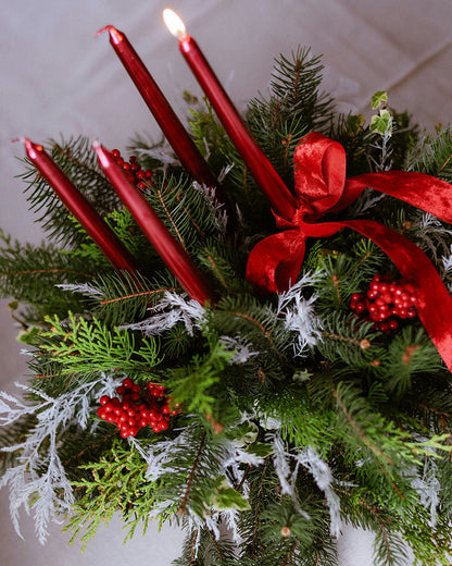 Adventskranz & Glühwein